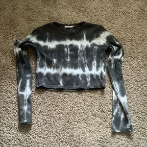 Tie-Dye Long Sleeve Women's Top